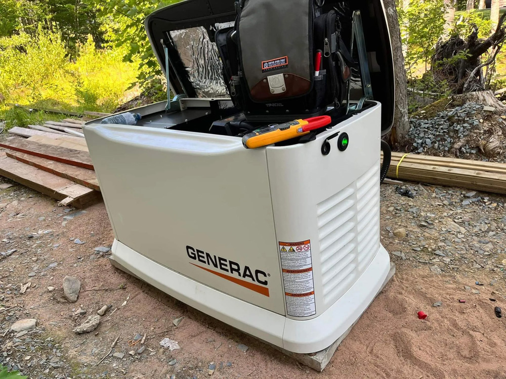 A Generac generator.
